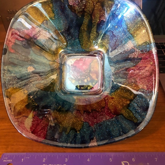 Vintage quadrifoglio Italian catch all dish. Small flake no damage see pictures - Picture 4 of 15